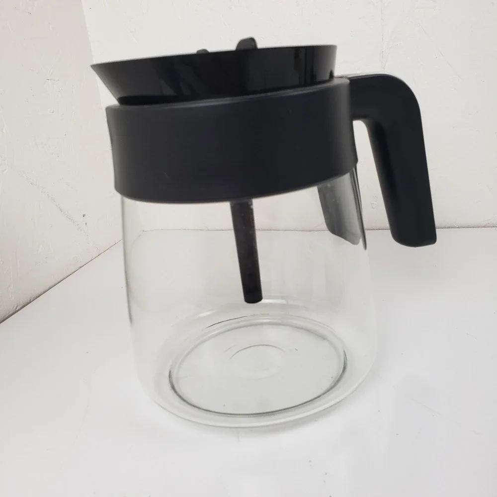 Ninja Coffee Maker Replacement‎ Glass Carafe 10 Cup Black with Brew Through Lid